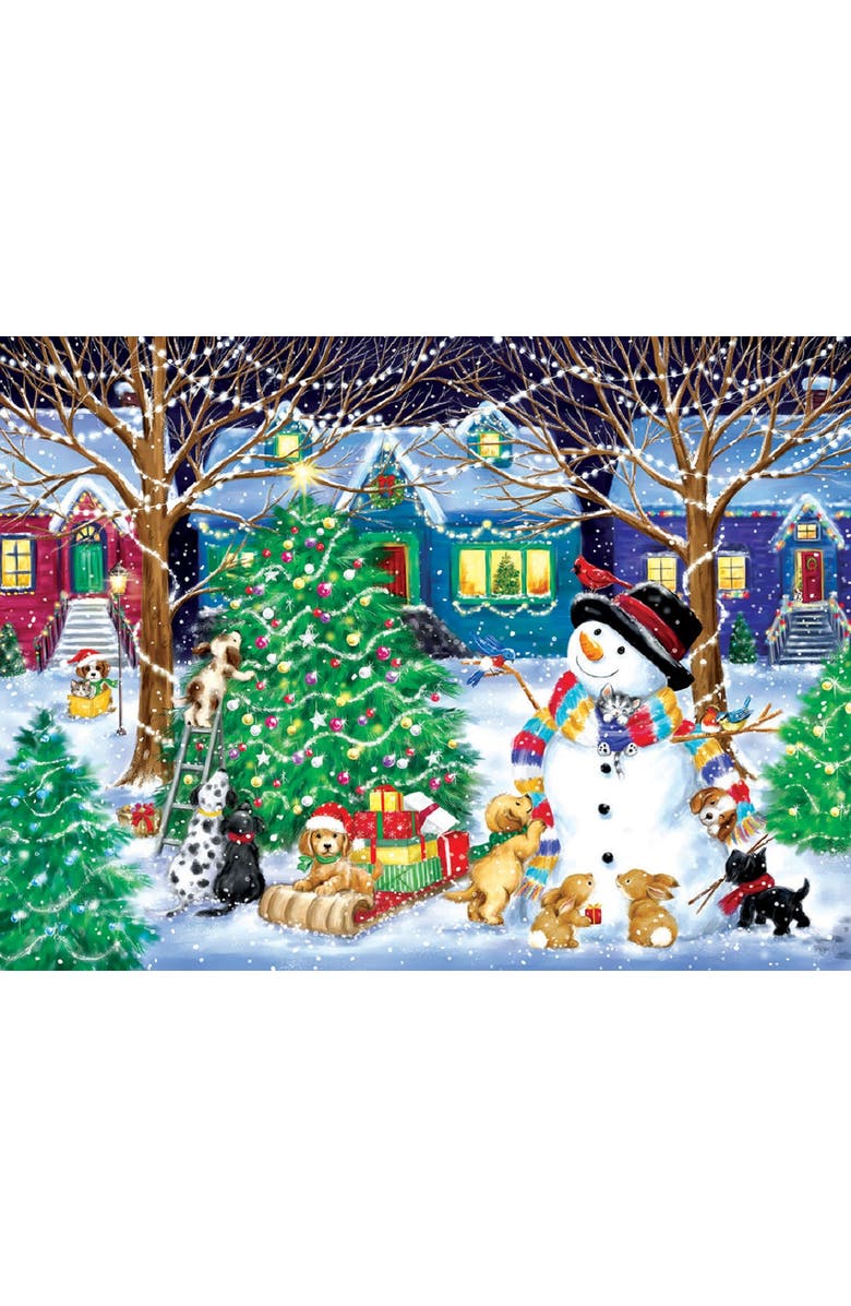 Sunsout Christmas Street 1000 piece Jigsaw Puzzle for Adults, Alternate, color, Multicolor