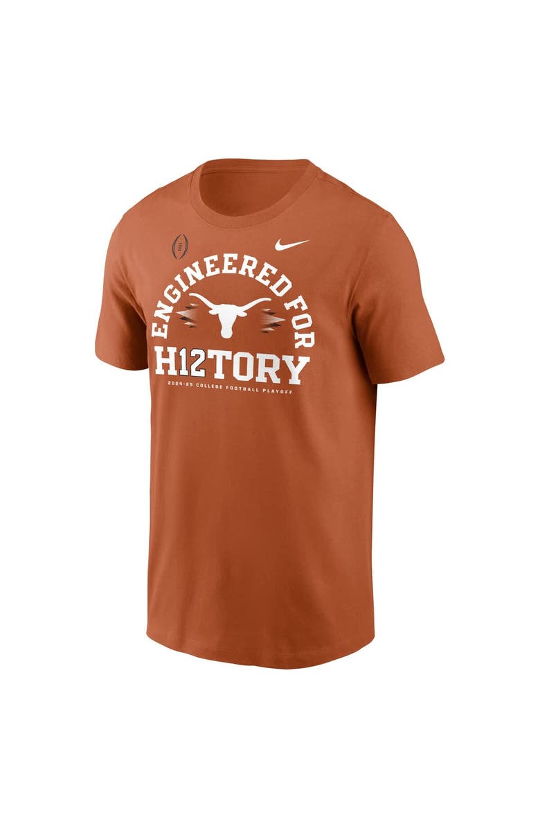 Nike Men's Nike Texas Orange Texas Longhorns 2024 College Football Playoff Engineered for History T-Shirt, Alternate, color, 