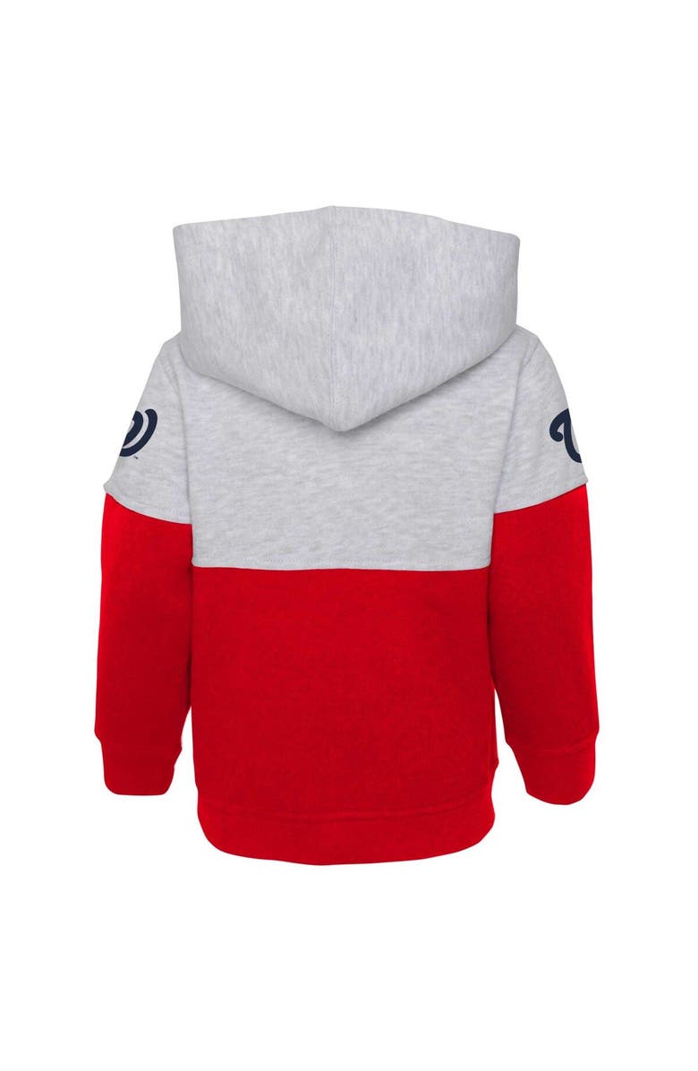 Outerstuff Toddler Red/Heather Gray Washington Nationals Two-Piece Playmaker Set, Alternate, color, Red