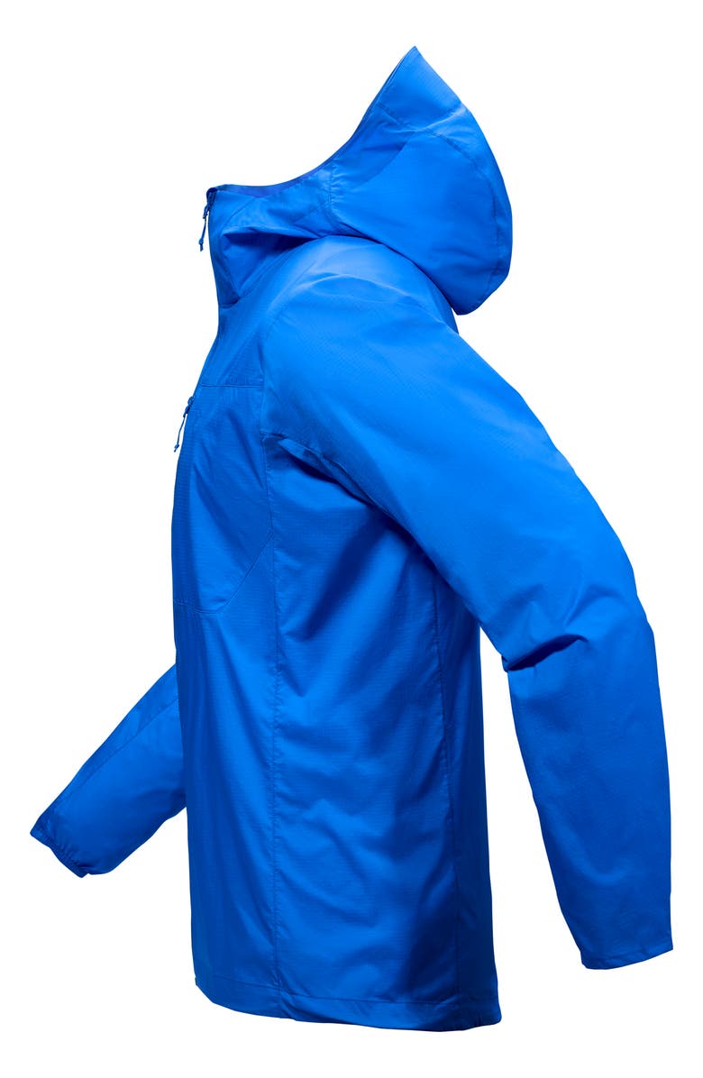 Arc'teryx Squamish Water Repellent Nylon Ripstop Hooded Jacket, Alternate, color, Fluidity