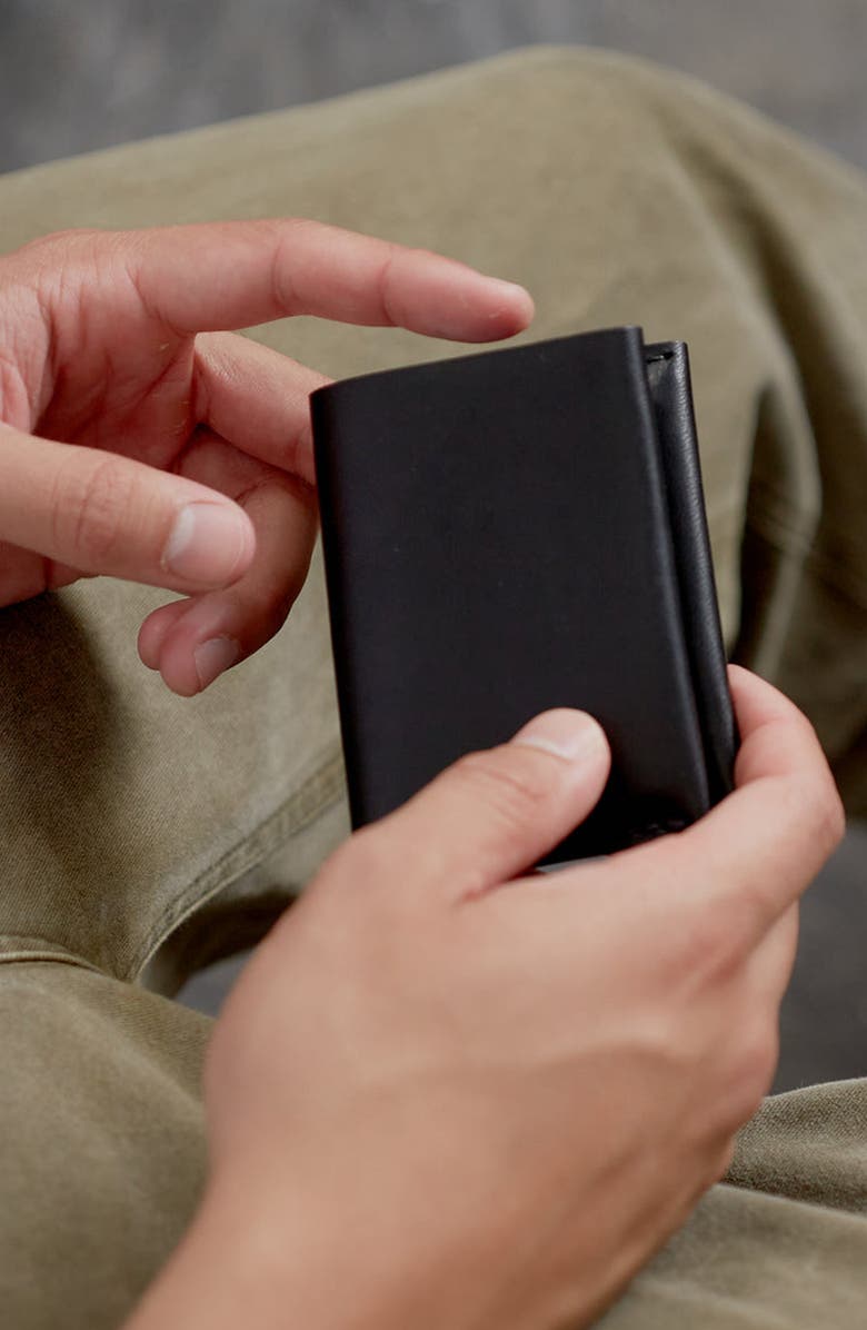 Ezra Arthur Slim Bifold Wallet, Alternate, color, Black