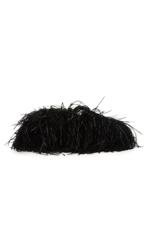 L'alingi Karma Feather Crystal Top Handle Bag In Black