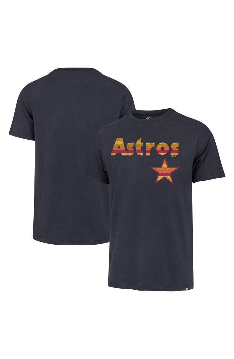 '47 Men's '47 Navy Houston Astros Premier Franklin T-Shirt, Main, color, 