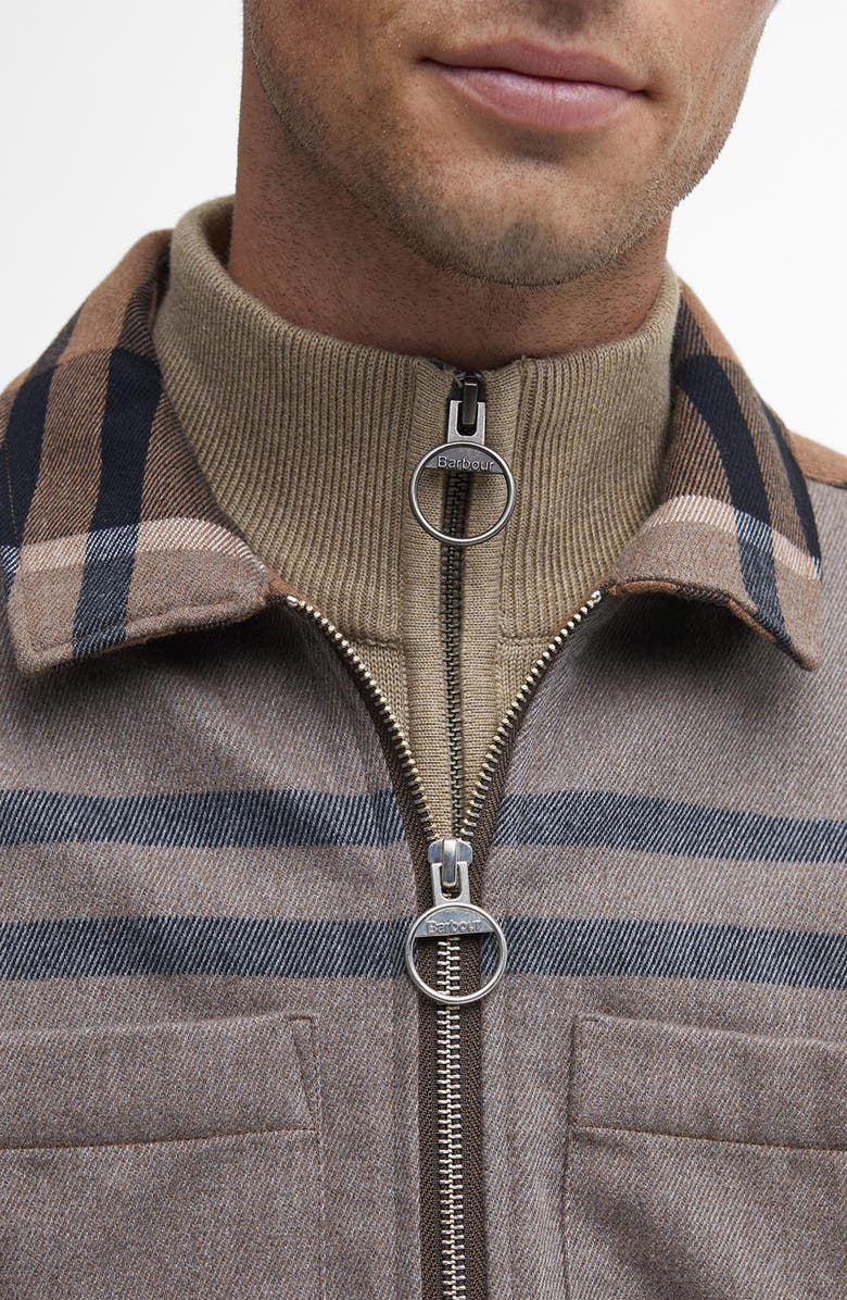 Barbour Lannich Tartan Zip Overshirt, Alternate, color, 