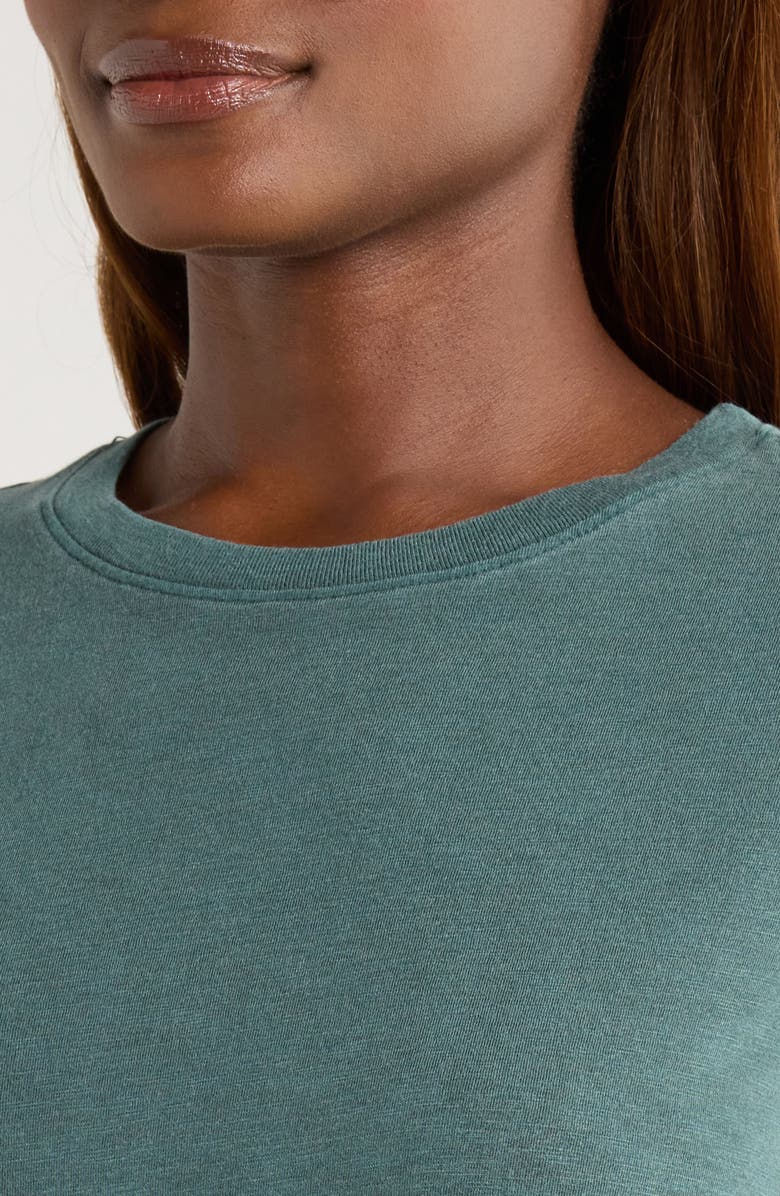 Marine Layer Swing Crewneck T-Shirt, Alternate, color, Green Gables