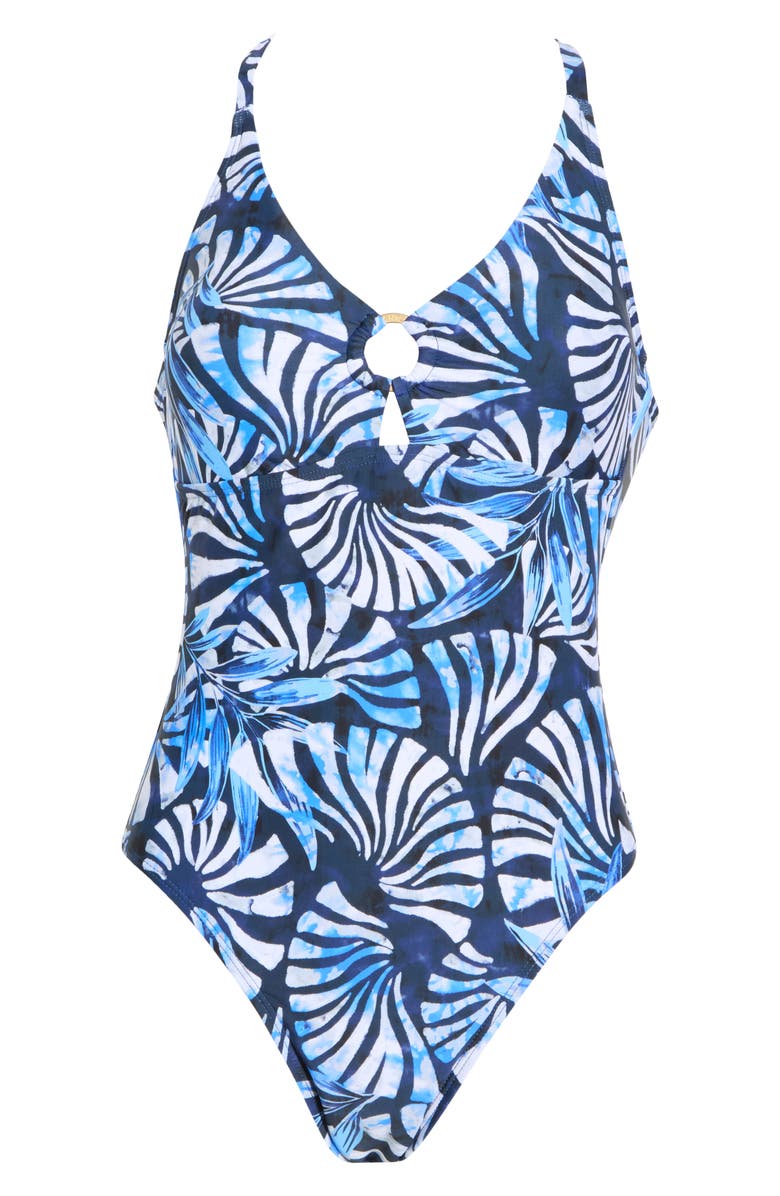 JANTZEN Paris One-Piece Swimsuit, Alternate, color, Pantheon Blue