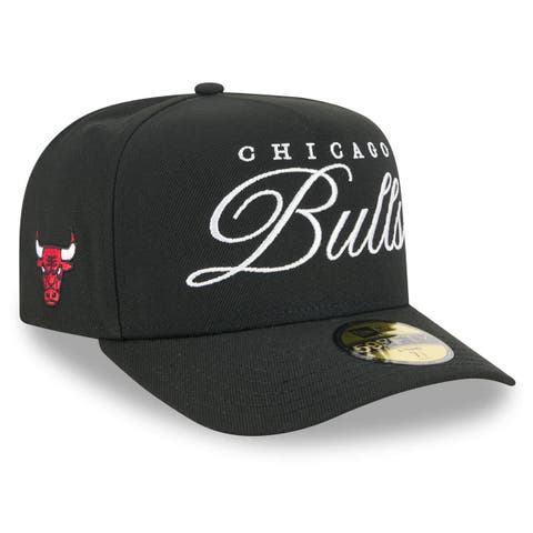 Men's New Era Black Chicago Bulls 2025 NBA Draft A-Frame 59FIFTY Fitted Hat