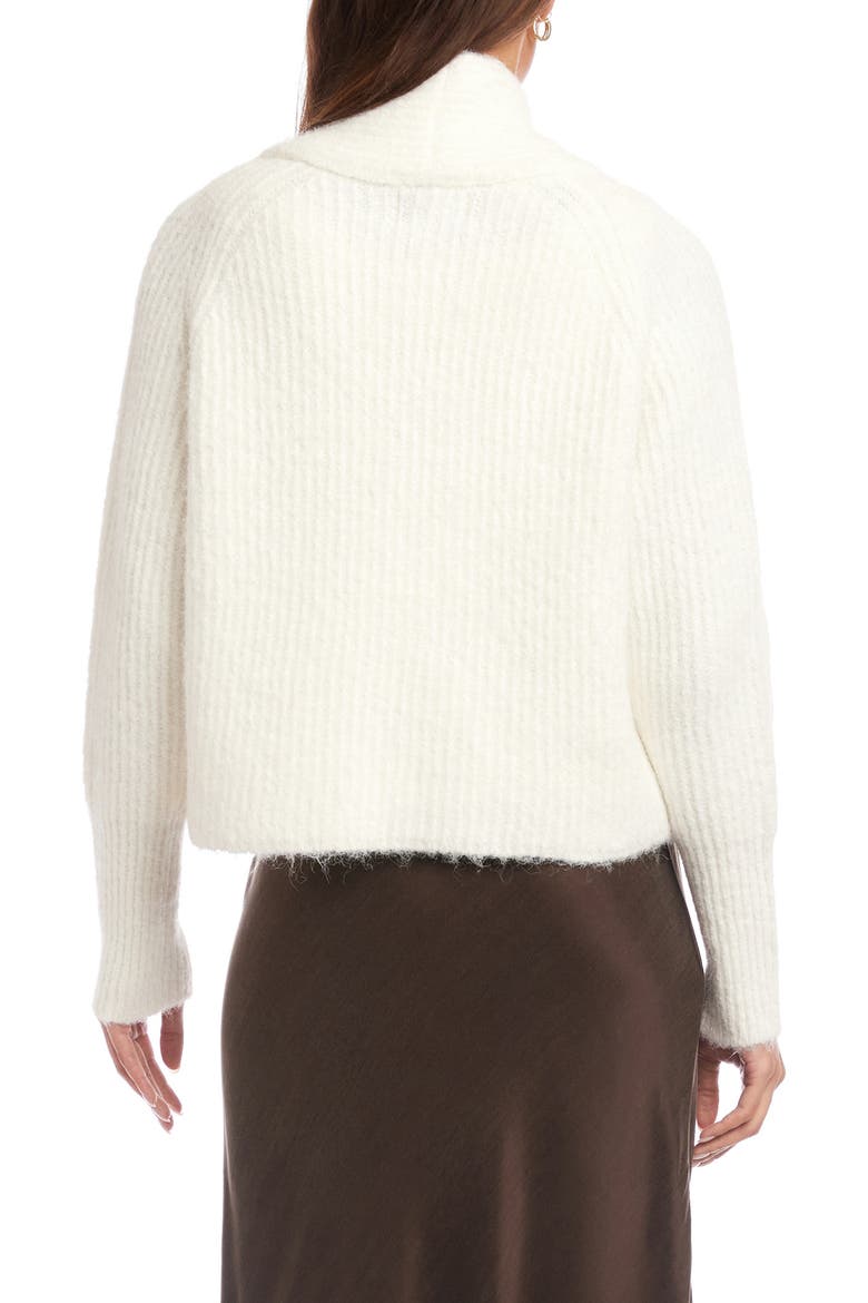 Cely Open Front Cardigan, Alternate, color, CREAM