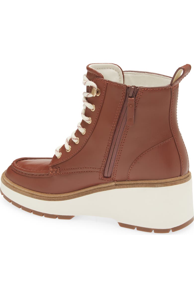 Cole Haan Zerogrand Cityquest Waterproof Wedge Bootie, Alternate, color, Ivory/ Brown