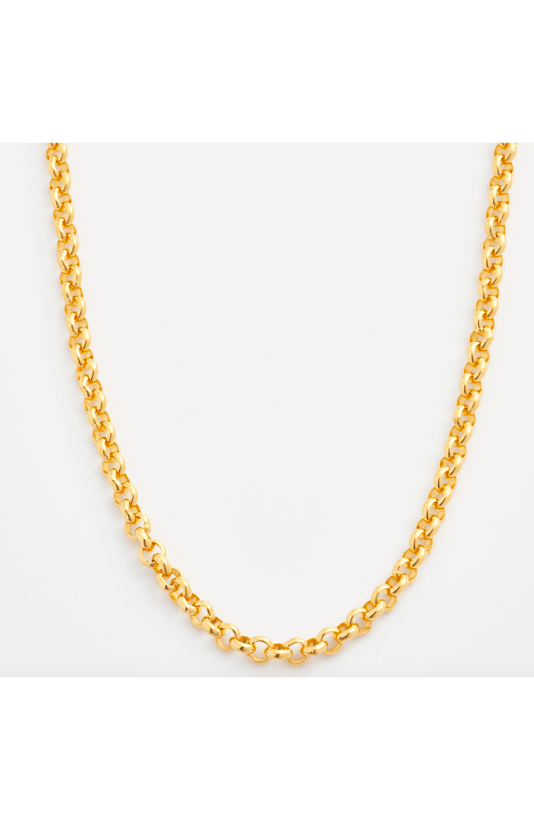 7879 Rolo Chain Necklace, Main, color, Gold 24K