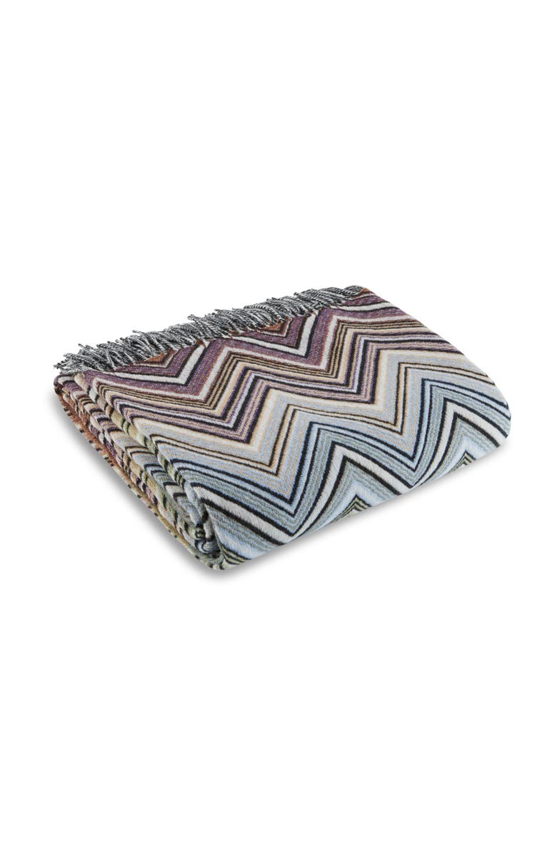 Missoni Home Perseo Throw 130x190, Alternate, color, Brown Multicoloured