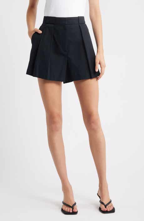 MANGO Greta Pleat Front Shorts