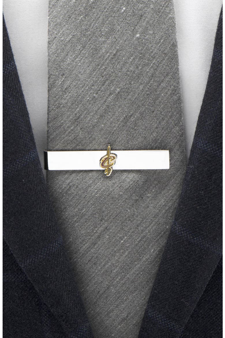 NBA Cleveland Cavaliers Tie Bar, Alternate, color, CLEVELAND CAVALIERS