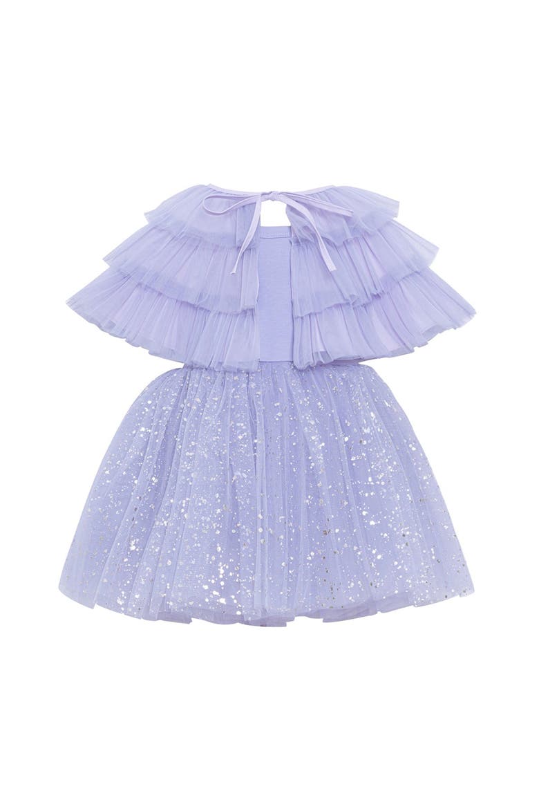 Sleveless Sparkle Tulle Dress Set, Main, color, Sparkle Purple