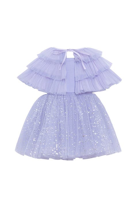 Sleveless Sparkle Tulle Dress Set (Toddler, Little Kid & Big Kid)