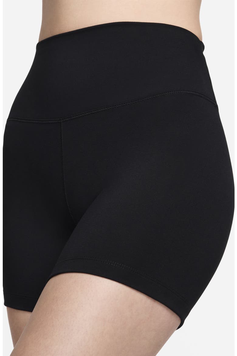 One Elemental Dri-FIT High Waist Bike Shorts, Alternate, color, BLACK/BLACK