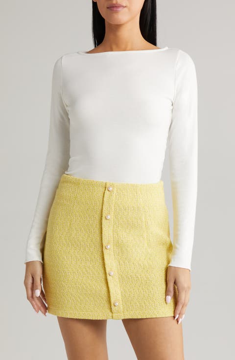Boat Neck Jersey Top