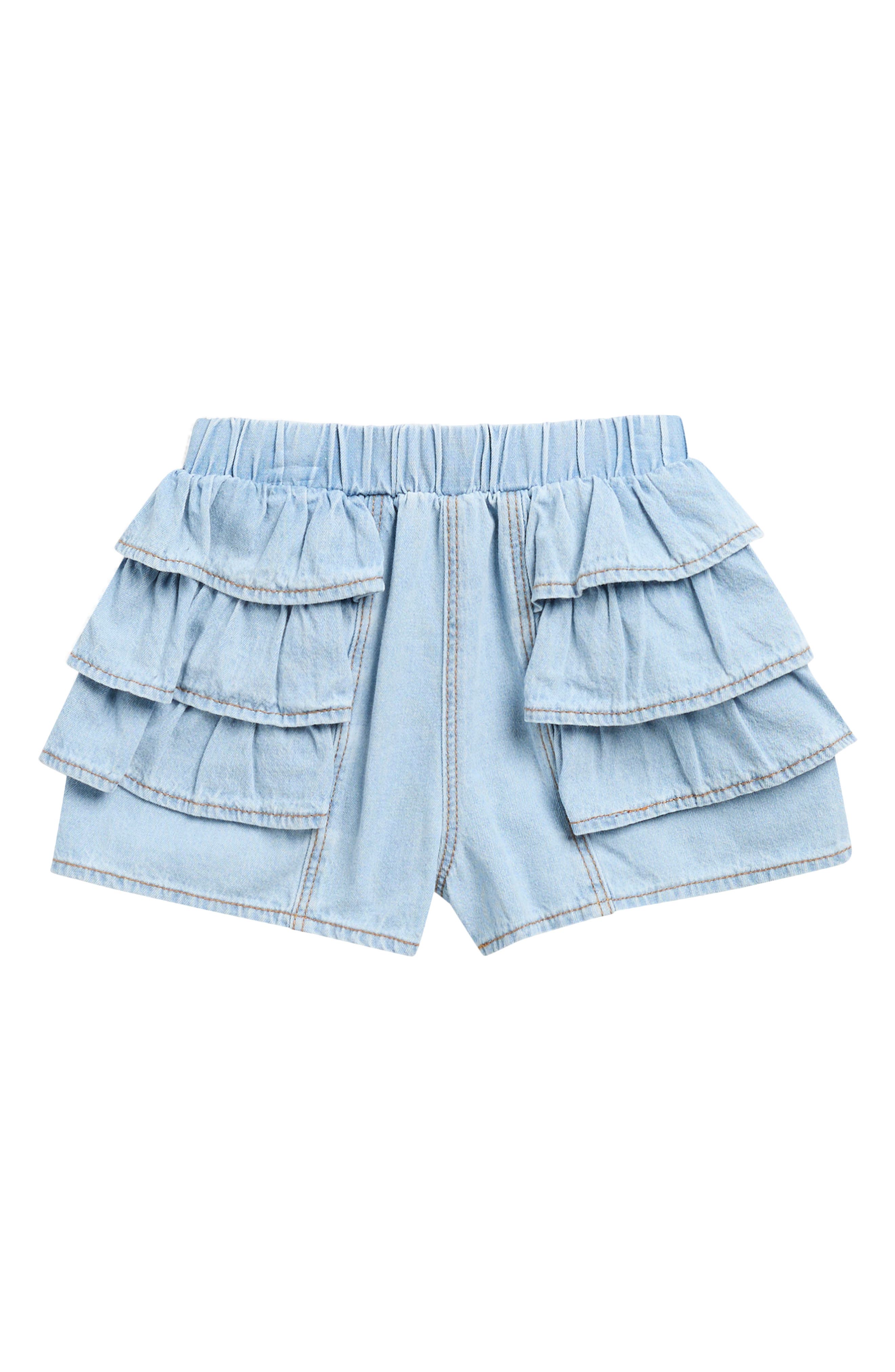 Flapdoodles Kids' Ruffle Tiered Shorts