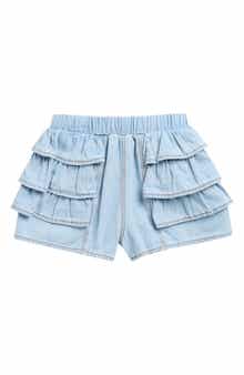 Flapdoodles Kids' Ruffle Tiered Shorts