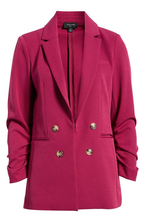 Faux Double Breasted Blazer