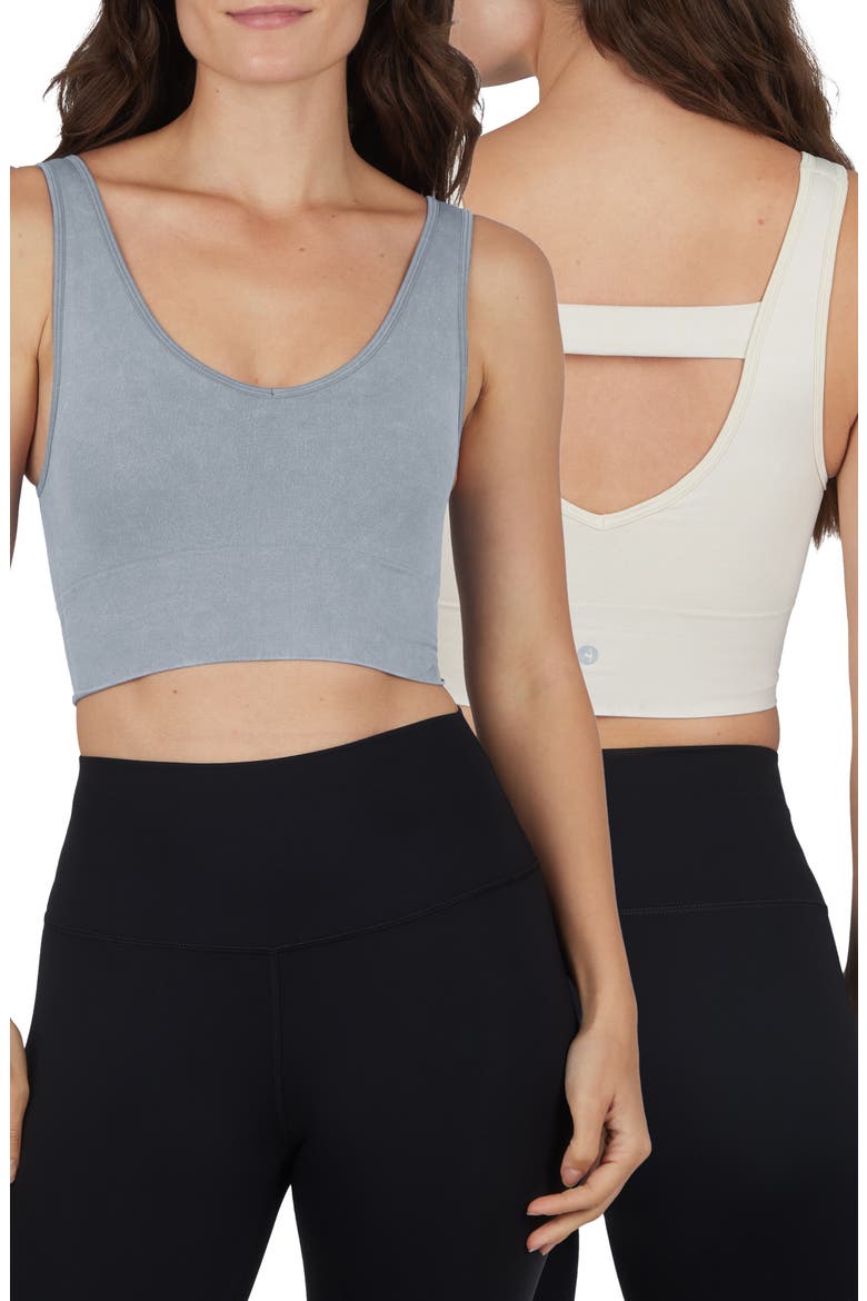 2-Pack Bianca Stone Wash Seamless Tank, Main, color, WEATHERVANE/ CRYSTAL GRAY