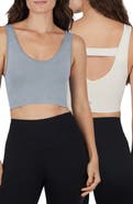 90 DEGREE BY REFLEX 2-Pack Bianca Stone Wash Seamless Tank