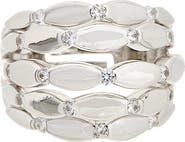 Juvell Cubic Zirconia Multiband Ring