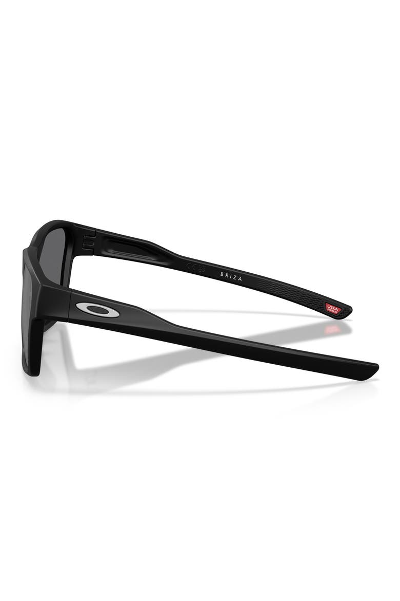 Briza 58mm Polarized Prizm™ Square Sunglasses, Alternate, color, MATTE BLACK / PRIZM POLAR