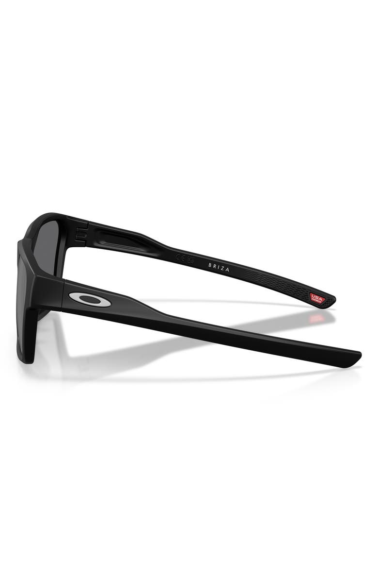 Oakley Briza 58mm Polarized Prizm<sup>™</sup> Square Sunglasses, Alternate, color, Matte Black / Prizm Polar