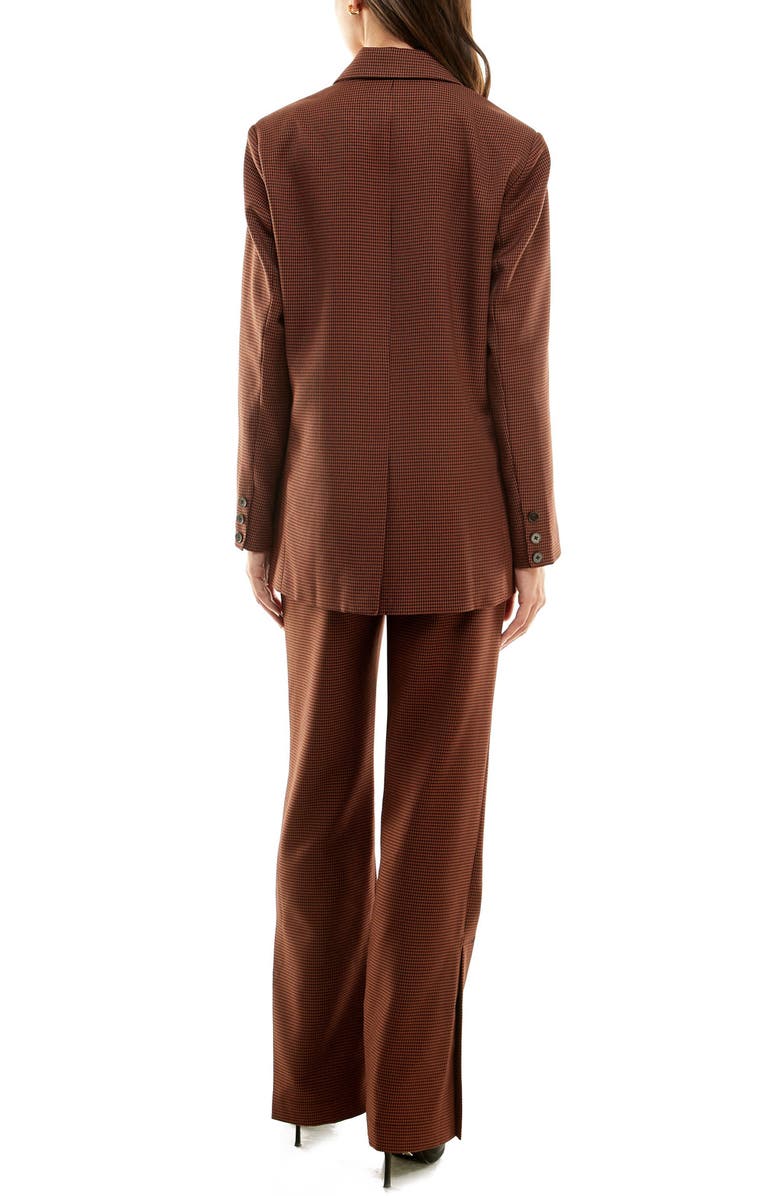 WAYF x Jourdan Sloane Power Play Longline Houndstooth Blazer, Alternate, color,