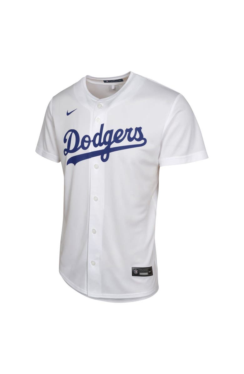 Nike Youth Nike Yoshinobu Yamamoto White Los Angeles Dodgers Home Replica Player Jersey, Alternate, color, 