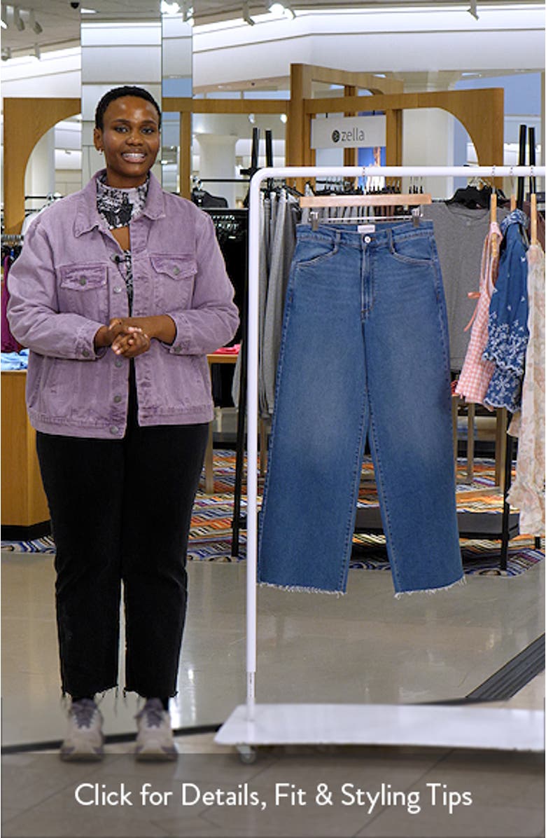 The Mischa Super High Waist Wide Leg Jean, sales video thumbnail