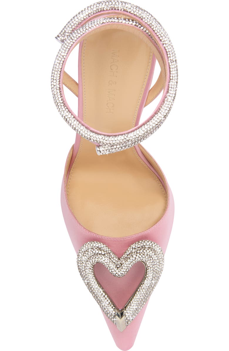 Mach & Mach Triple Heart Pointed Toe Pump, Alternate, color,