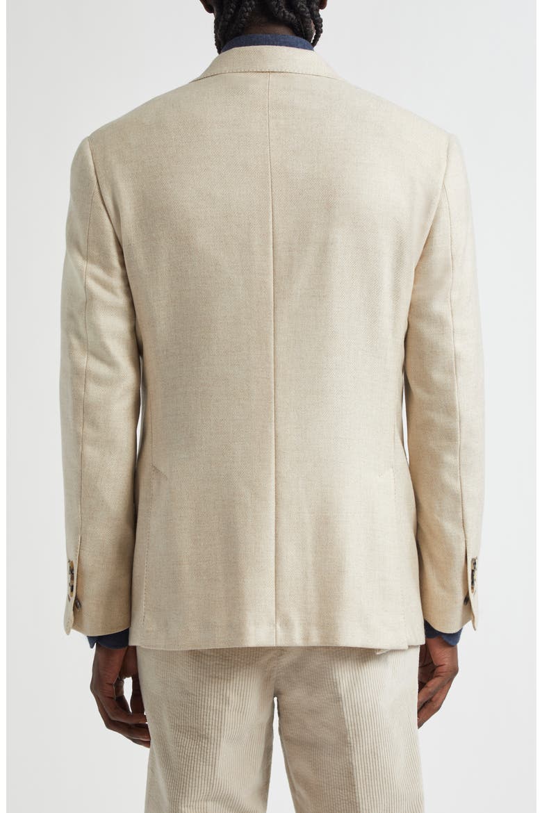 Structured Cashmere Sport Coat, Alternate, color, OAT