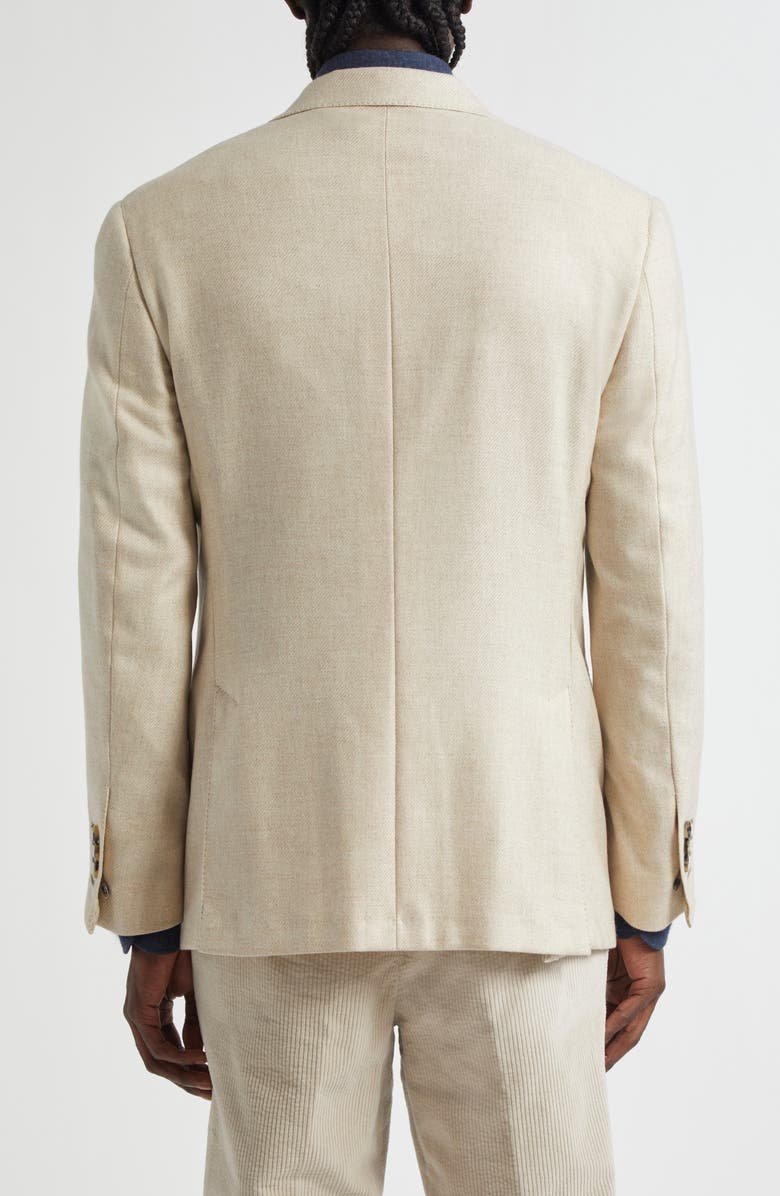 Thom Sweeney Structured Cashmere Sport Coat, Alternate, color, Oat