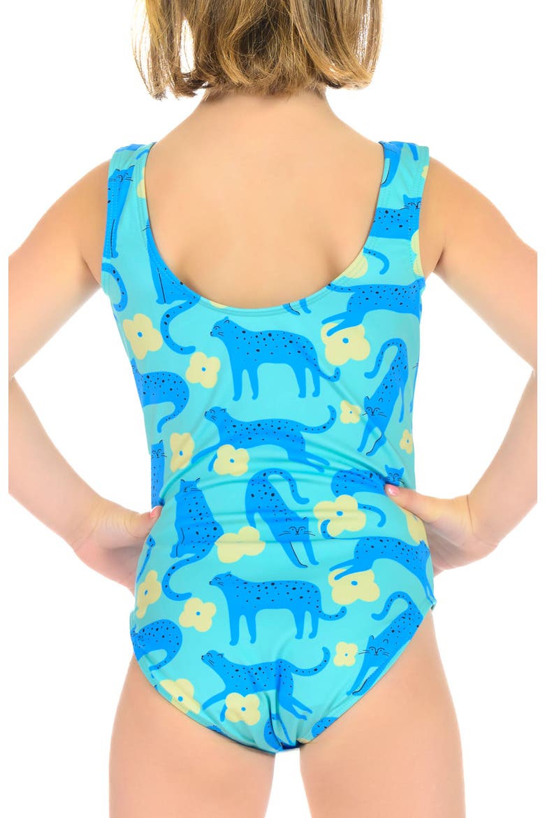 Wild Flower Mint One Piece Swimsuit, Alternate, color, Wild Flower Mint