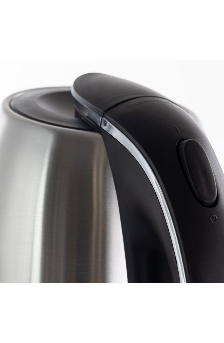 Megachef 1.2Lt. Stainless Steel Electric Tea Kettle, Alternate, color, Grey