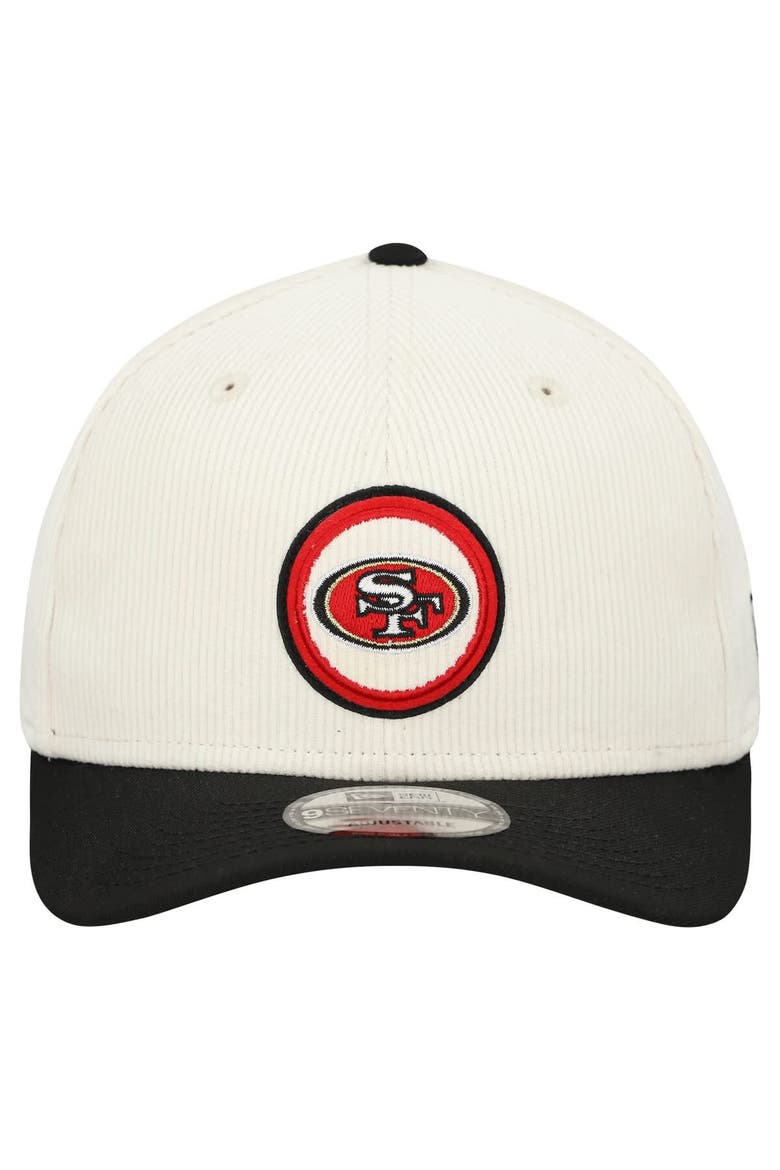 Men's New Era  Stone San Francisco 49ers  Loyal Corduroy 9SEVENTY Adjustable Hat, Alternate, color, Stone