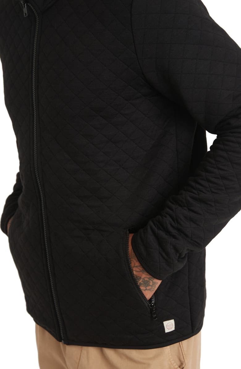 Marine Layer Corbet Quilted Knit Jacket, Alternate, color, 