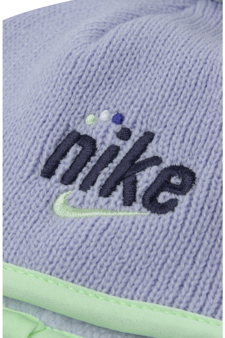 Play for All Pompom Beanie & Mittens Set, Alternate, color, GHOST