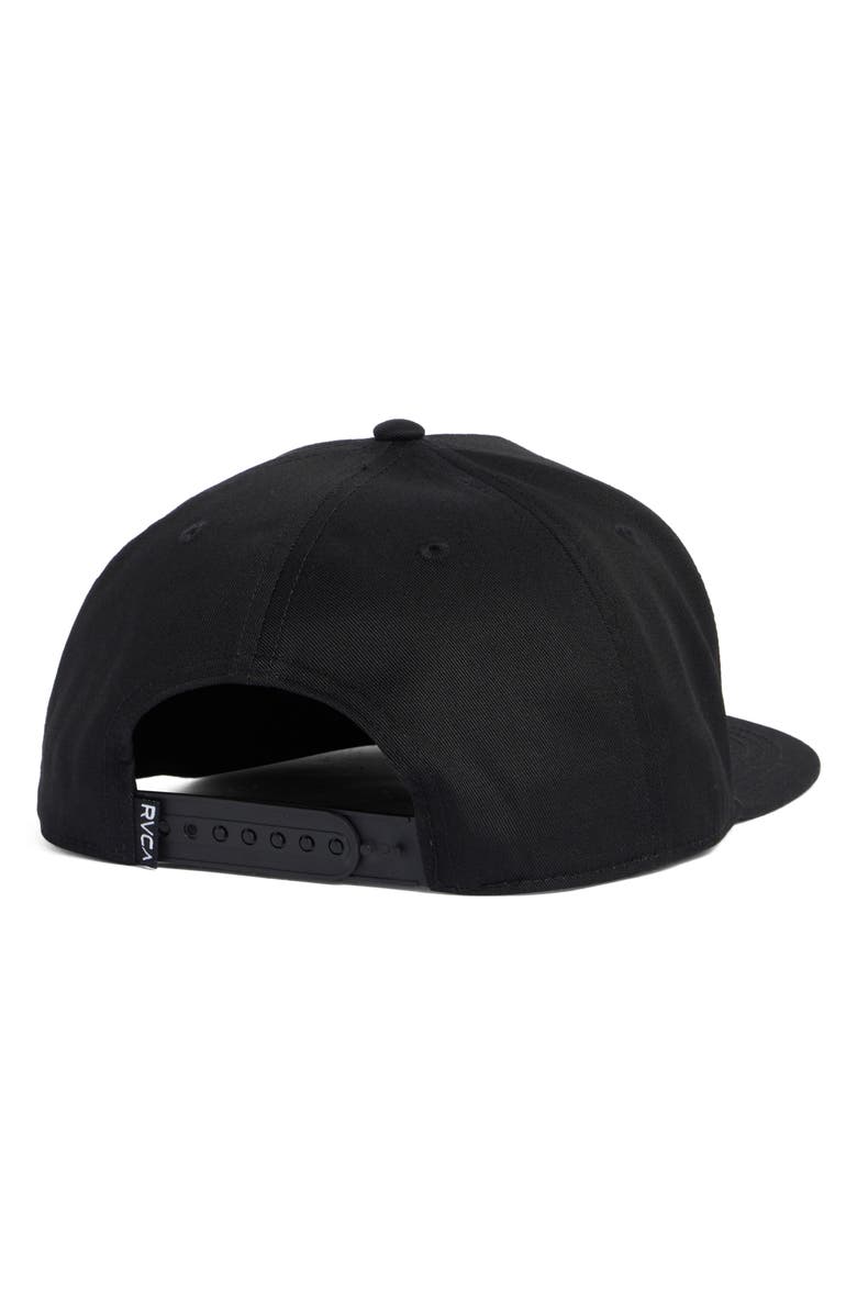 RVCA New School Snapback Hat, Alternate, color, Black