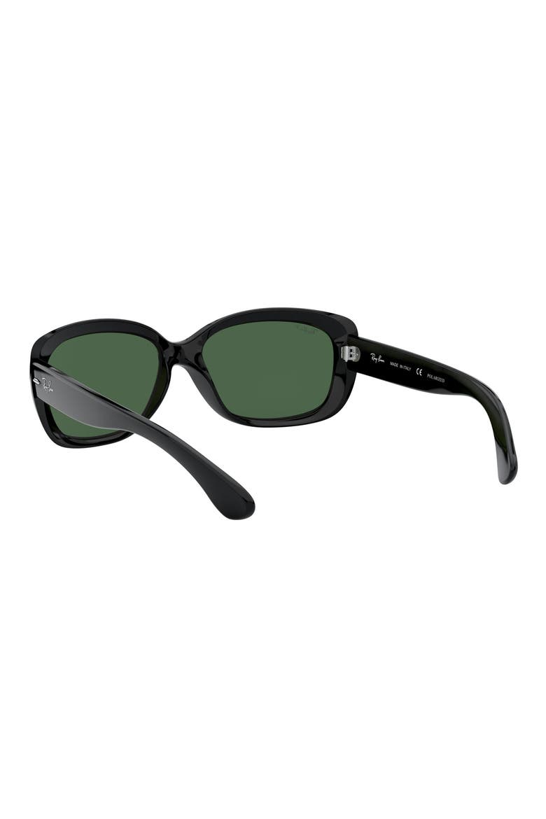 Jackie Polarized 58mm Sunglasses, Alternate, color, BLACK/ GREY POLARIZED