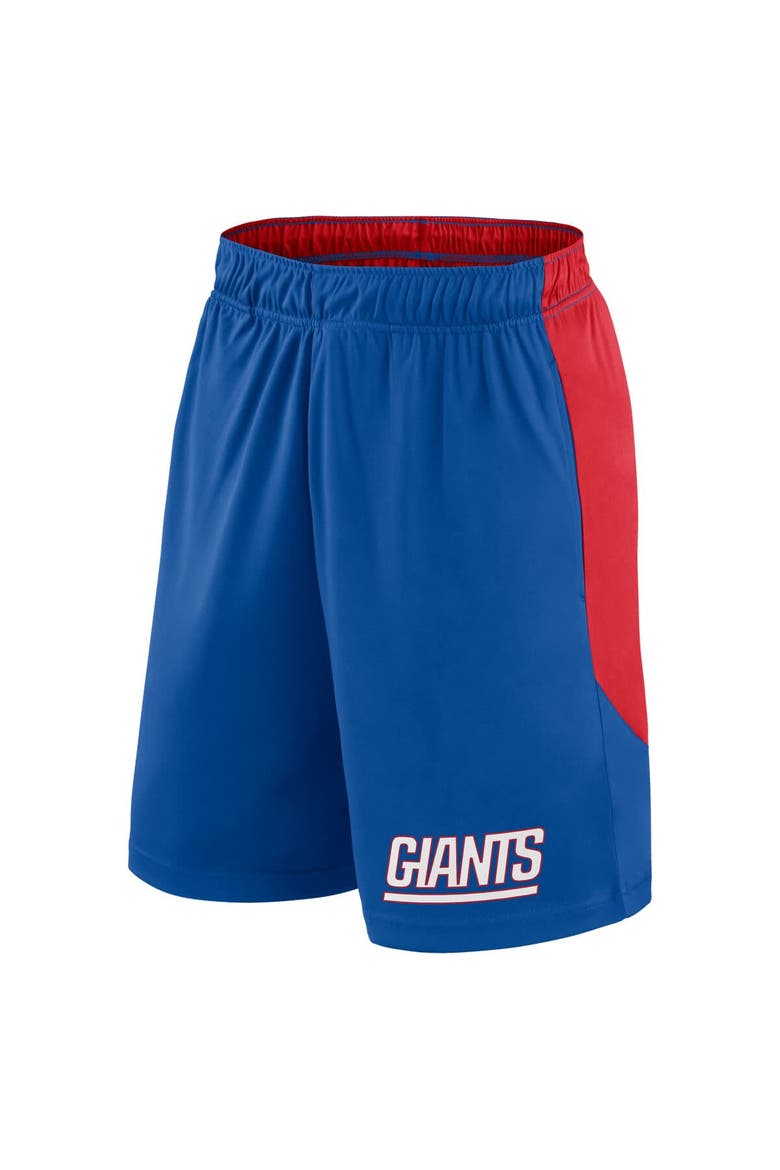 Men's Fanatics Royal/Red New York Giants Launch Shorts, Alternate, color, Royal