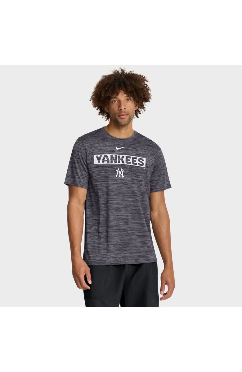 Nike Men's Nike Black New York Yankees Velocity Dri-FIT T-Shirt, Main, color, Black