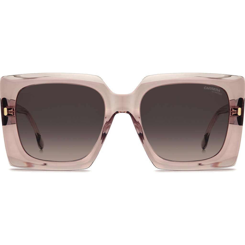 Carrera Eyewear 55mm Rectangular Sunglasses In Brown