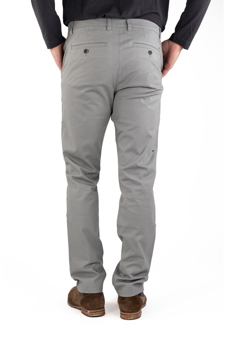 Straight Leg Stretch Cotton Twill Chino Pants, Alternate, color, SKYROCKET