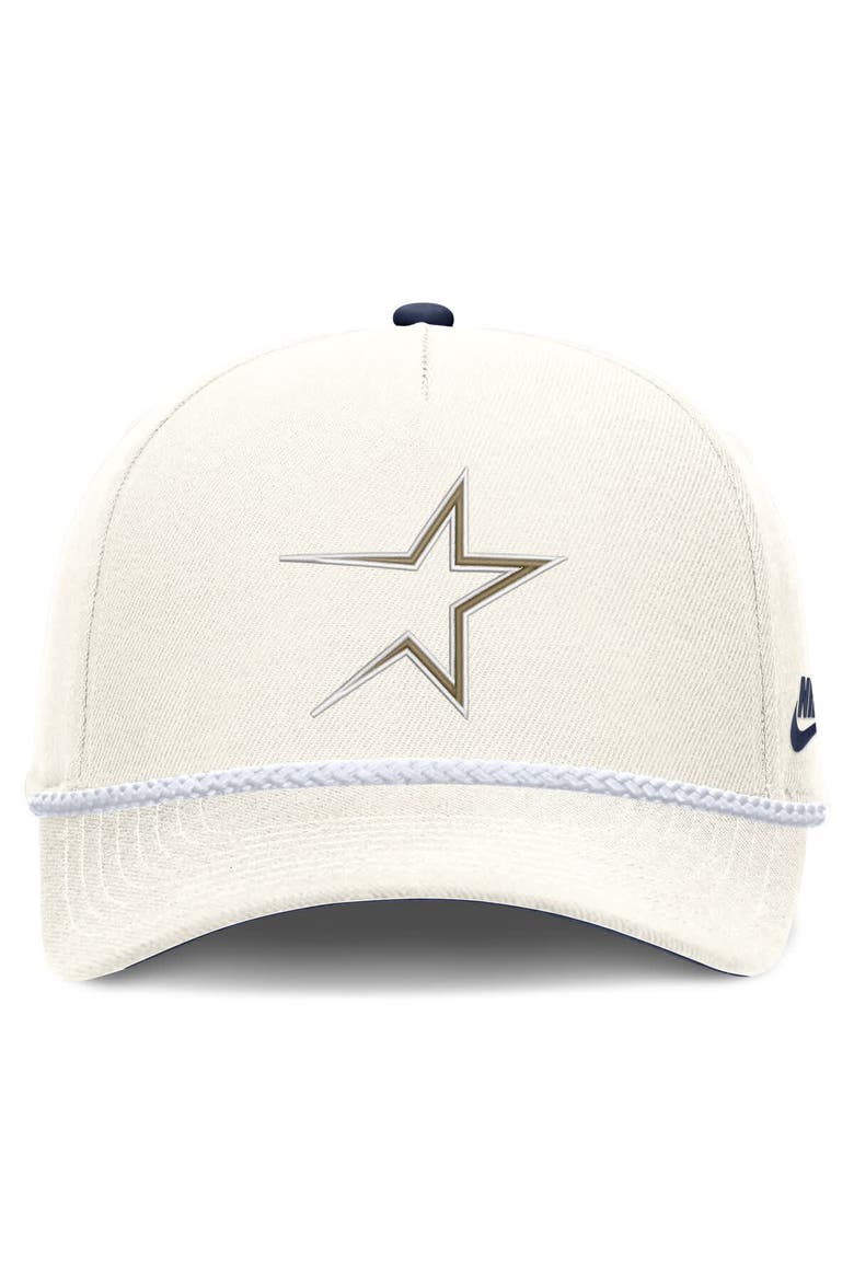 Men's Nike Cream Houston Astros Cooperstown Rise Adjustable Hat, Alternate, color, Cream