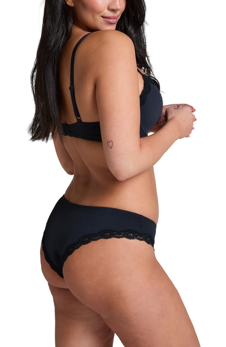 Hunkemöller Lola Brazilian, Alternate, color, Caviar