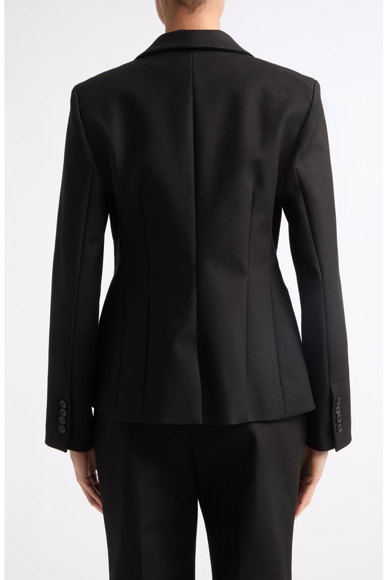Kenmare Cotton Blazer, Alternate, color, BLACK