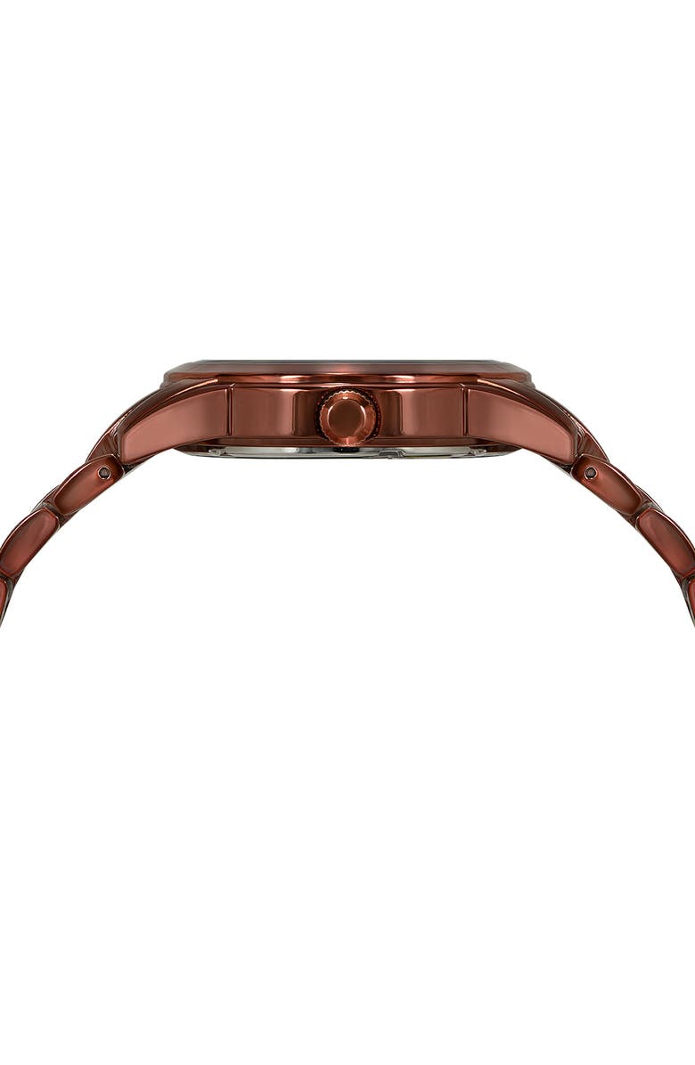 PORSAMO BLEU Diana Diamond Bracelet Watch, 39mm, Alternate, color, Brown